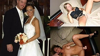 bride wedding dress before during after compilation wife pov