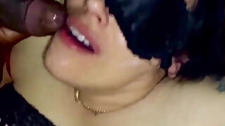 Cum slut takes bbc load