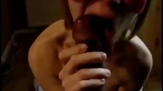 Wife Sucking Black Dick and Swallow